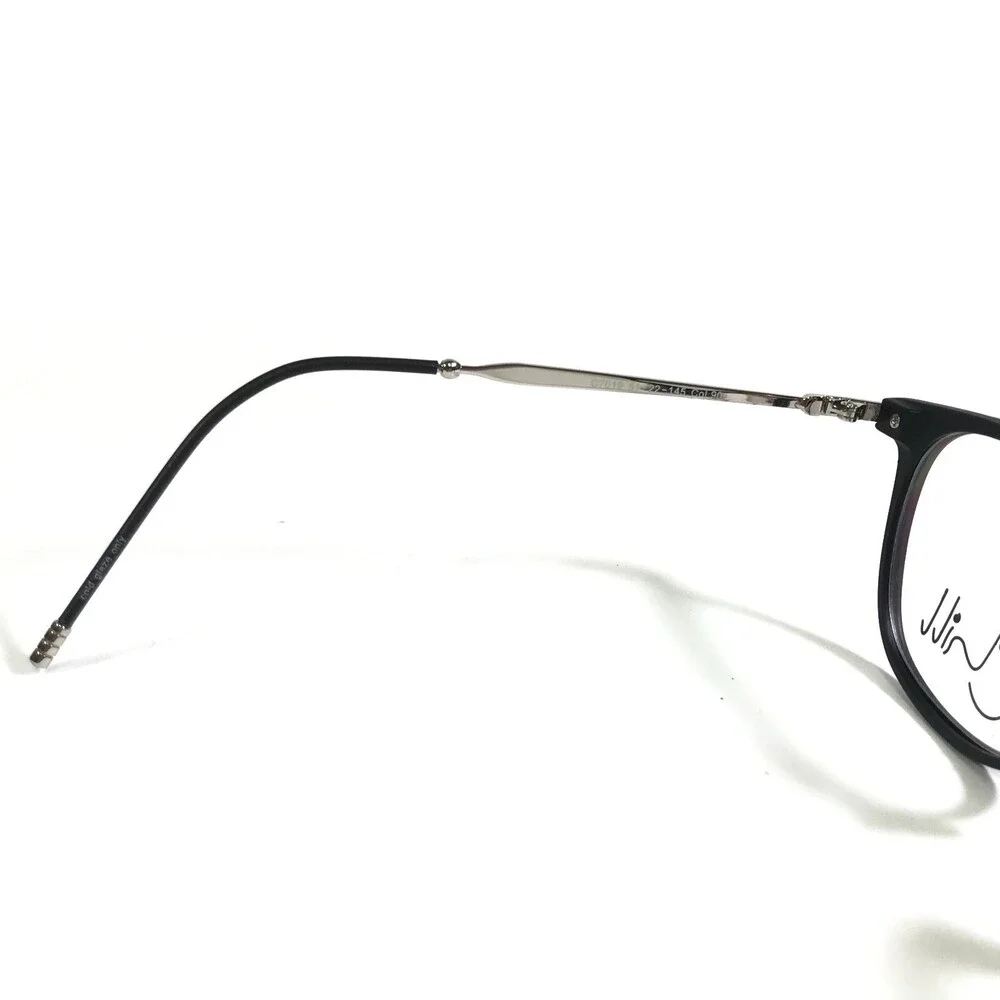 iChill C7019 Col.90 Eyeglasses Frames Black Silver Square Full Rim 51-22-145